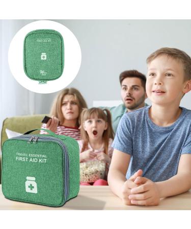 AhoGou 2-Piece Travel Pharmacy Bag Set - Large Capacity Waterproof Medication Bag for Home Office & Outdoor Travel - Green - Buy Online on GoSupps.com