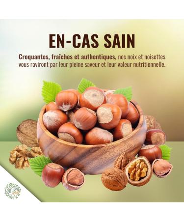  Natural Food Natural Food Nuts and Hazelnuts in Shell 2 x 1 kg Nut Mix Large Delicious Nuts for Snacks Desserts Muesli and Pastry - Buy Online on GoSupps.com