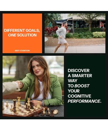 Cognitive Edge Bacopa Memory Supplement - Calm Focus Daily Clarity & Retention - 7 Natural Ingredients Including L-Theanine Ashwagandha PQQ Astaxanthin - Caffeine-Free Brain Support (60 Capsules) - Buy Online on GoSupps.com