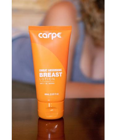 Carpe No-Sweat Breast Lotion - Absorbs Sweat, Prevents Chafing & Stains - 2.03 Fl Oz - Buy Online on GoSupps.com