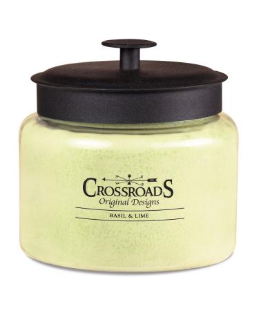 Crossroads Basil & Lime Scented 4-Wick Candle 64 oz.