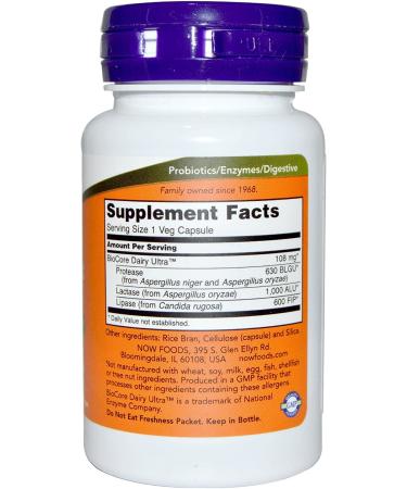 Now Foods Dairy Digest Complete - 90 Veg Capsules for Optimal Lactose Support - Buy Online on GoSupps.com