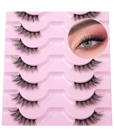 Natural Cat Eye Half Lashes - Multi-Layered 3D Curly False Lashes by Mavphnee - Buy Online on GoSupps.com