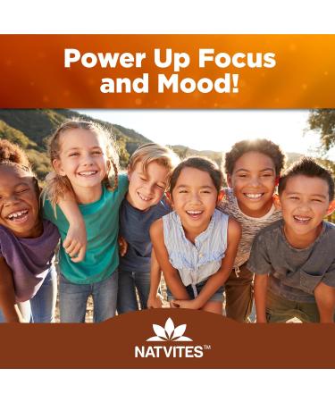 Natvites High-Potency Vitamin B6 Gummies for Kids - Delicious Berry Flavored VIT B6 Vitamins 50mg - Supports Nerve Function - Vegetarian Gluten Free Non-GMO Children's 50 mg B 6 Supplement (60 Count) - Buy Online on GoSupps.com