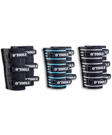 O Toole Adjustable Elbow Compression Sleeve for Bench Press | Elbow & Knee Brace for Bodybuilding Powerlifting & Weightlifting - Pain Relief (XXL Black - Buy Online on GoSupps.com