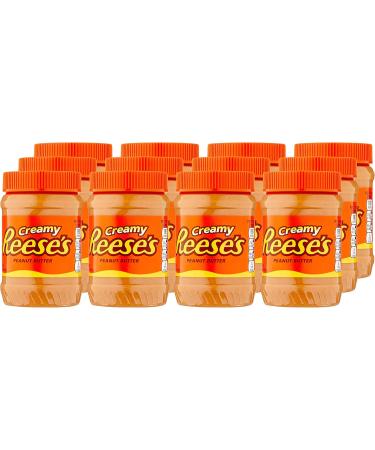 Reese's Creamy Peanut Butter 1 Pack of 12 Tubes (12 x 510 g) - Buy Online on GoSupps.com