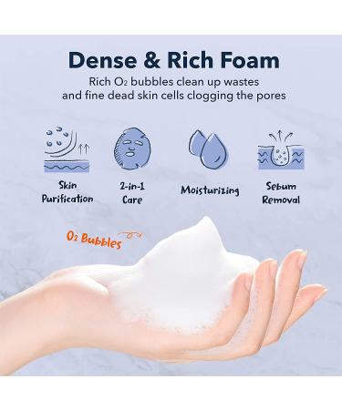 PURDERM Deep Purifying Pink O2 Bubble Mask 0.88oz x 5ea - Korean Beauty Cleanser with Peach Extract and Charcoal for Nourishing and Sebum Control - 5 Count - Buy Online on GoSupps.com