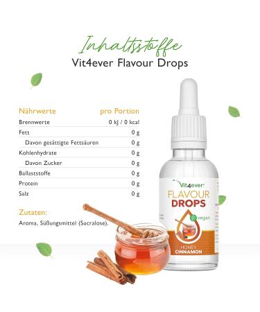 Flavor Drops 3x50ml Bundle - Zero Calorie Taste: Cookie Dough Honey Cinnamon & Nut Nougat - Shop Basic 5 for International Shipping - Buy Online on GoSupps.com