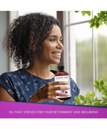 MAJESTIC PURE Black Seed Oil - 100% Natural & Cold Pressed Liquid - Turkish Black Cumin Seed Oil - For Hair Growth, Skin, Face, Massage - 4 fl oz - Buy Online on GoSupps.com