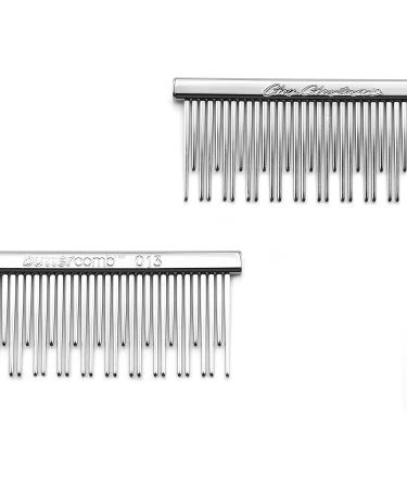 Chris Christensen 6 Crescent Butter Comb - Metallic Coarse/Fine - Buy Online on GoSupps.com
