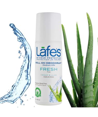 Lafe's Natural Body Care | 2 Fresh & 1 Extra Strength Deodorant Sticks | 24-Hour Protection & All Natural 3 Pack (2.25oz each) - Buy Online on GoSupps.com