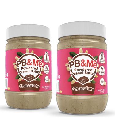 PB&Me Sugar Free Peanut Butter Powder - Powdered Peanut Butter No Sugar for Low Calorie Snacks & Powdered Peanut Butter - Chocolate Peanut Butter Powder Peanut Powder for Smoothies - Buy Online on GoSupps.com