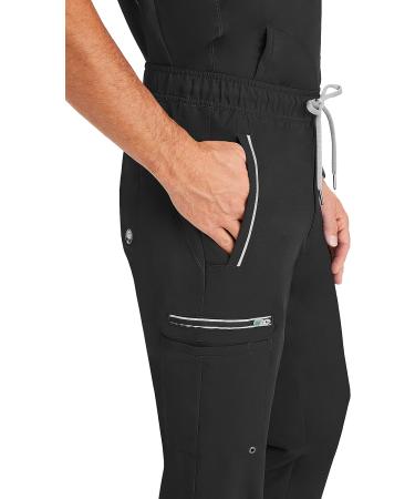 Healing Hands HH360 9171 Noah Cargo Scrub Pant for Men - Black, Medium - Buy Online on GoSupps.com