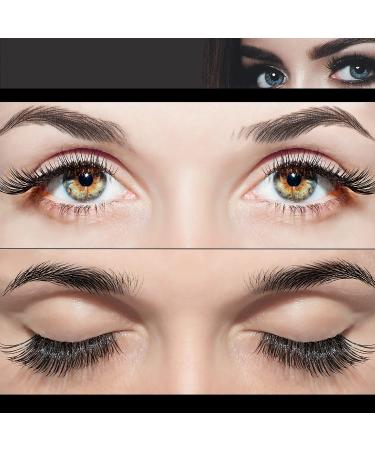 4D Waterproof Eyebrow Stickers - 6 Sheets, 66 Pairs Black, Arch Style for Women and Girls - Buy Online on GoSupps.com