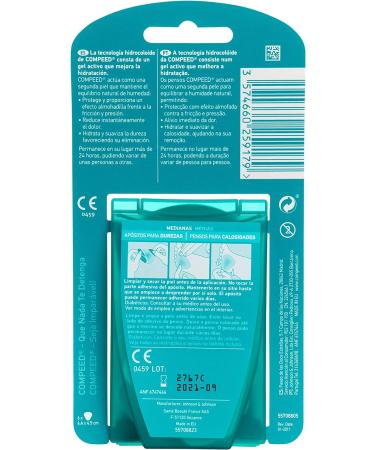 Compeed Hardness Medium - 6 Pack Turquoise (932) | Fast International Shipping - Heal Blisters & Calluses - Buy Online on GoSupps.com