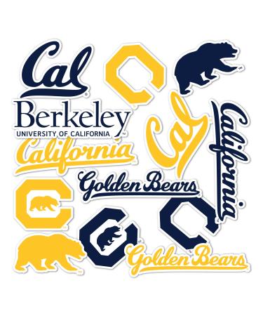 University of California Berkeley Sticker Golden Bears Cal UC Stickers Vinyl Decals Laptop Water Bottle Car Scrapbook T2 (Type 2)