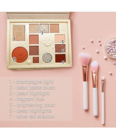 Primo Lines 12 Shades Nude Eyeshadow Palette - Long Lasting Blendable Matte and Shimmer Eyeshadow - Waterproof and High Pigmented - Portable Palette for Brown Eyes - Buy Online on GoSupps.com