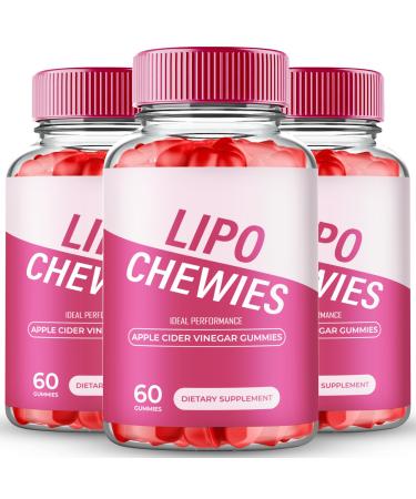 Lipo Chewies Brazillian Gummies Lipo Chewies Keto ACV Keto Supplement Gummies - Maximum Strength All Natural Support Formula Keto+ACV Advanced Formula LipoChewies Keto Gummy Reviews (3 Pack)