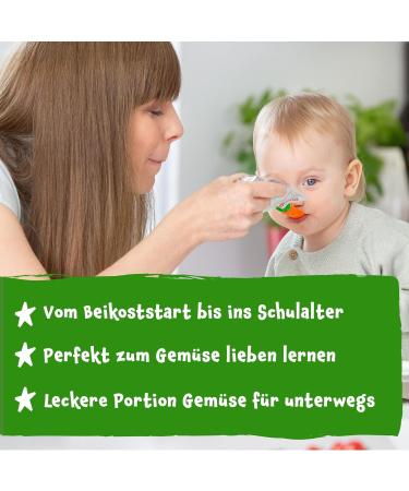 Pumpkin Organics Bio Vegetables Quetschies 8 Pack - Sugar-Free Baby Food with Sweet Potato Apple Spinach (Gluten-Free & Vegetarian) - Ideal for Babies 6 Months+ - Buy Online on GoSupps.com