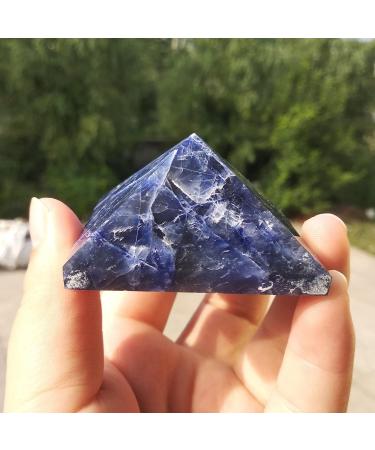 Crystal Rough Beautiful Natural Sodalite Pyramids Crystal Stone Pyramids - Buy Online on GoSupps.com