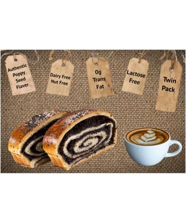 Traditional Hungarian Poppy Seed Cake | Scrumptious Yeast Cake with Filling | 2 Pack of 16 oz Cakes - Buy Online on GoSupps.com