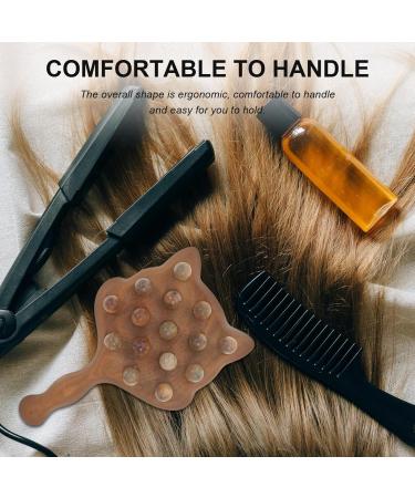 Beavorty Wooden Head Skin Massage Comb - Sandalwood Hair Growth & Pet Massage Stimulator for Women - Buy Online on GoSupps.com
