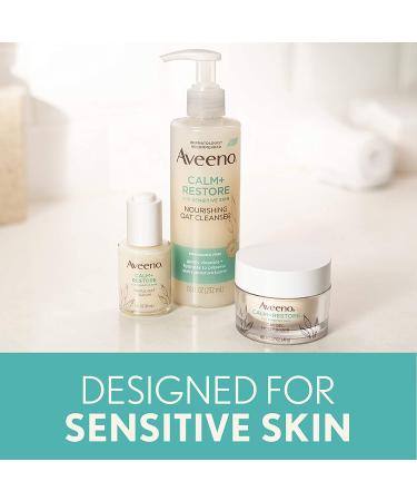 Aveeno Calm + Restore Triple Oat Serum for Sensitive Skin - 1 fl oz (30 ml) - Buy Online on GoSupps.com