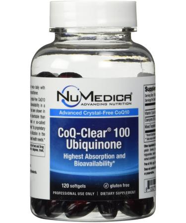 NuMedica - CoQ-Clear 100 Ubiquinone (Citrus) Large - 120 Softgels