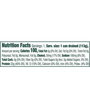 Chicken of the Sea Tuna Chunk Light in Water 50% Less Sodium, 5-Ounce Cans, Pack of 24 - Buy Online on GoSupps.com