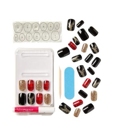 Limited Edition Holiday Fake Nails - Favorite Season Multi-Colored Square - Buy Online on GoSupps.com