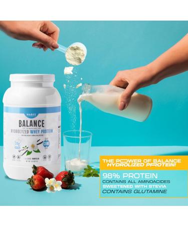 Hydrolyzed Whey Protein by MarceFitness - Vanilla Flavor 2 lb | Premium Quality Protein Supplement for Muscle Growth & Recovery - Buy Online on GoSupps.com