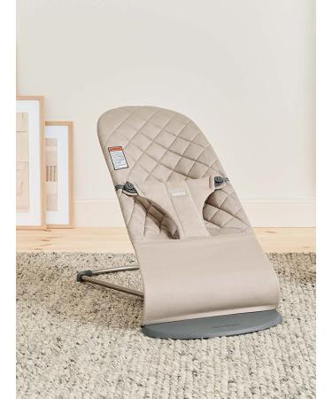 BabyBjorn Bouncer Bliss Cotton Sand Gray - 006017US - Buy Online on GoSupps.com