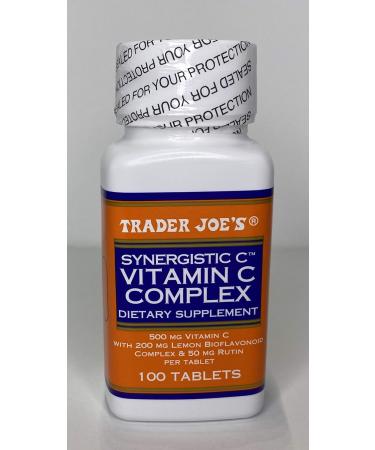 Trader Joe's Vitamin C Complex 100 Tablets - Boost Immunity and Support Overall Health - Buy Online on GoSupps.com