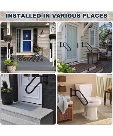Grab Bars for Elderly Wall Handrail for Outdoor Steps Hand Rails for Indoor 1-3 Steps Stairs Railing for the Elderly Kids Disabled Pregnant Wome - Buy Online on GoSupps.com
