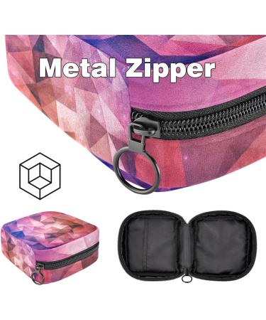 Storage Bags for Women's Bandages - Portable Menstrual Pads Panty Liners & Tampons | Multi-Colored Options in Pink Blue & Purple - Buy Online on GoSupps.com