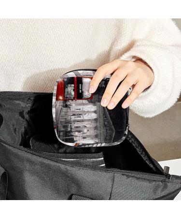 Buy Women's London Night Portable Period Kit Bag with Storage Pockets - Stylish & Functional Feminine Product Holder - Buy Online on GoSupps.com
