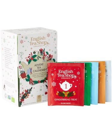English Tea Shop Organic White Advent Calendar 25 Tea Bag Sachets - Buy Online on GoSupps.com