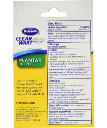 Dr. Scholl's Clear Away Plantar Wart Remover 24 ea - Pack of 3 - Buy Online on GoSupps.com