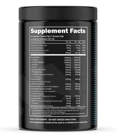 Efectiv Elite Pre Workout Intensifier 420g - Enhanced Energy, Focus & Pumps - Amentopump, Cocoabuterol, GBBGO - Blue Razz Slush - Buy Online on GoSupps.com