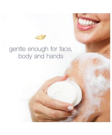 Dove Beauty Bar 3.75oz Pack of 2 | Gentle Cleanser with 1/4 Moisturizing Cream | Nourishes & Washes Away Bacteria | For Softer, Smoother Skin - Buy Online on GoSupps.com