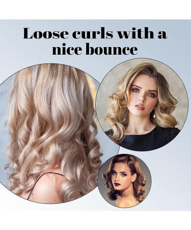 Jumbo Foam Sponge Hair Rollers 24pc Set - Curvy Wavy Hairstyle Curling Tools for Long & Short Hair - Pink - Buy Online on GoSupps.com
