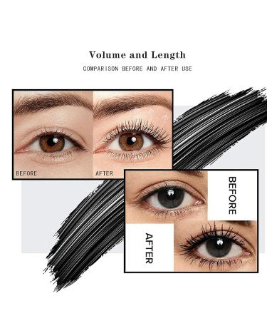 Lucoss 4D Silk Fibrous Waterproof Mascara - Long Lasting Natural Eyelash Makeup for Women - Buy Online on GoSupps.com