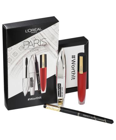 L Or al Paris Makeup Set - Bambi Mascara Superliner Lipstick & Blush | International Shipping - Buy Online on GoSupps.com