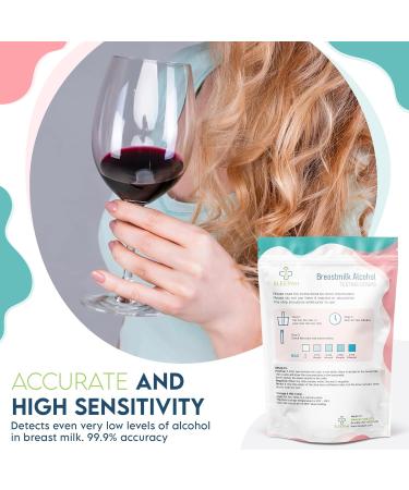 Breast Milk Alcohol Testing Strips (13 Pack) - Quick Results, Easy to Use at Home - Detect Alcohol Levels in Breast Milk - Individually Wrapped - Results in 2 Minutes - 13 Count Pack - Buy Online on GoSupps.com