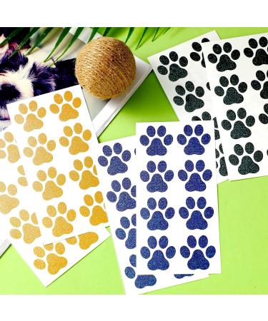 Dog Paw Glitter Tattoo Sticker Set - 20 Sheets/240 Pcs Temporary Tattoos for Women Girls - Fresh Color Body Art Accessory - Buy Online on GoSupps.com