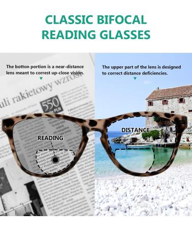 Eyekepper 7 Pack Bifocal Sunglasses for Women | Stylish Sun Reading Glasses with Wooden Temples | 2.0 Diopters - International Shipping Available - Buy Online on GoSupps.com