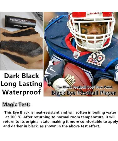 Go Ho 3PCS Eye Black Stick - Sports Face Paint for Baseball, Softball, Football - Black Face Paint for Halloween - Eye Black By - Buy Online on GoSupps.com