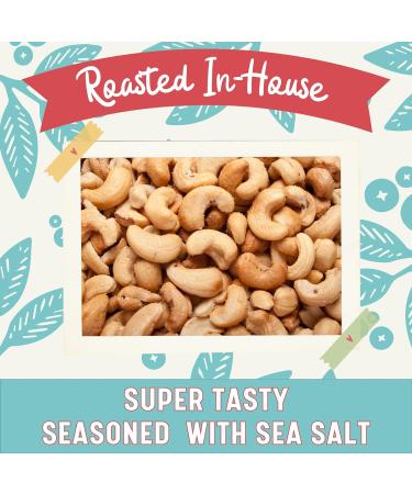 Sunburst Snacks Roasted Salted Cashew Nuts 1kg - Kedassia Certified, Kosher, Recyclable Pouch - Buy Online on GoSupps.com