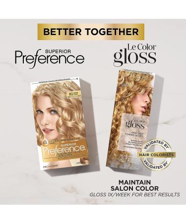 L'Oreal Paris Superior Preference Fade-Defying Hair Color 6.5G Lightest Golden Brown - Pack of 1 - Buy Online on GoSupps.com