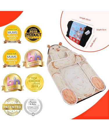 Anti-Roll Changing Mat Baby - The Wriggler Portable Travel Pad with Straps - Buy Online on GoSupps.com